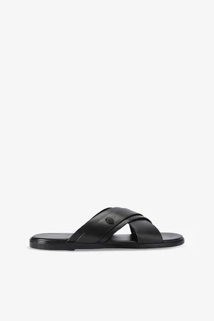 Kurt Geiger Mens Bond Leather Sandals Eur 41 / 7 Uk Men
