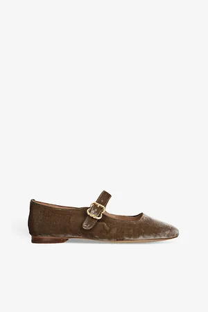 Sam Edelman Womens Michaela Velvet Ballet Flats Eur 36.5 / 3.5 Uk Women