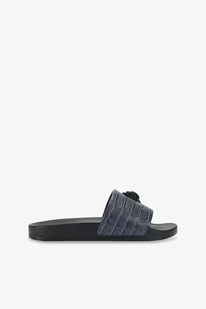 Kurt Geiger Mens Eagle Leather Slides Eur 41 / 7 Uk Men
