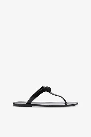Kurt Geiger Womens Maddison Faux-Leather Flat Sandals Eur 36 / 3 Uk Women