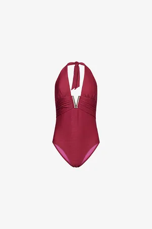 Heidi Klein Womens Cassis V-Bar Swimsuit Xs