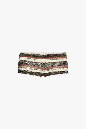 Jaded London Womens Stripe Knit Mini Shorts Xs