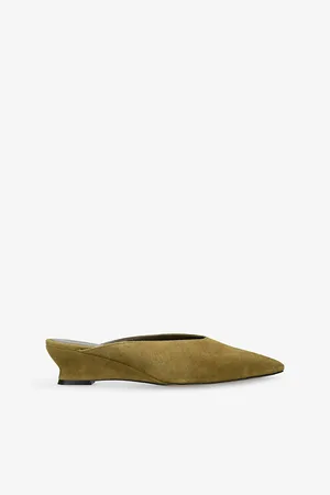 Le Monde Beryl Womens Micro Wedge Suede Mules Eur 38/5 Uk Women