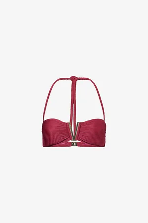Heidi Klein Womens Cassis V-Bar Bikini Top Xs