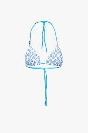 Heidi Klein Womens Reversible Triangle Bikini Top Xs