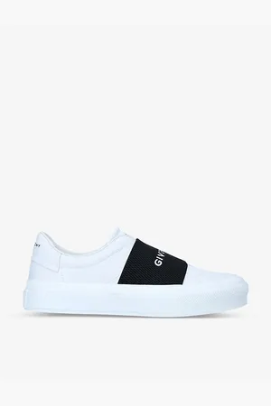 Givenchy Womens City Court Logo-Print Leather Trainers Eur 40 / 7 Uk Women