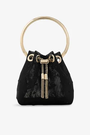 Jimmy Choo Womens Micro Bon Bon Polka Dot Heart Mesh Mini Bag 1 Size