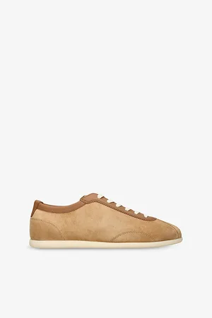 Brunello Cucinelli Mens Branded Suede Low-Top Trainers Eur 41 / 7 Uk Men