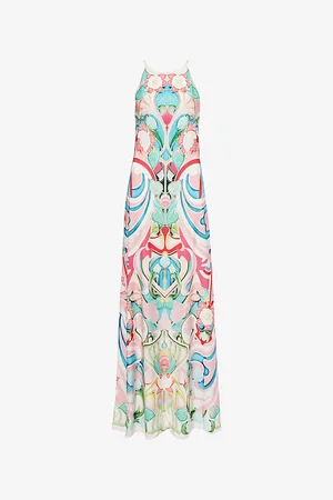 Mary Katrantzou Womens Cher Floral Stretch-Woven Dress 6