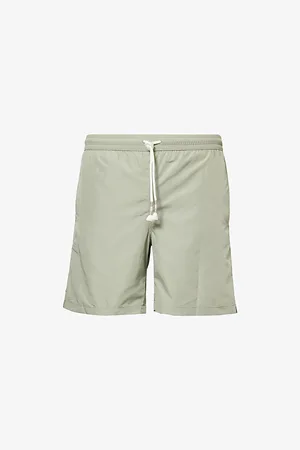 ELEVENTY Mens Solid Regular-Fit Swim Shorts S