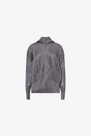 PLEATS PLEASE ISSEY MIYAKE Womens Basic Pleated Knit Hoody 3