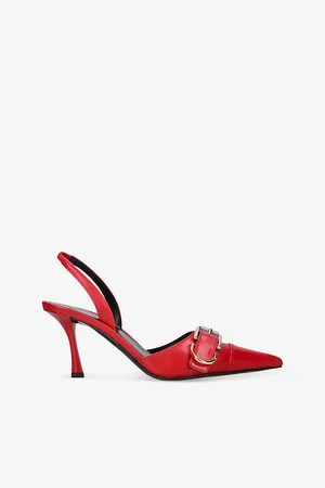 Givenchy Womens Voyou Slingback Leather Heels Eur 36 / 3 Uk Women