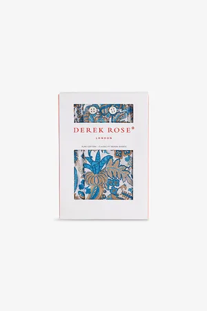 DEREK ROSE Mens Dr Ledbury 87 Graphic-Print Boxer Shorts S