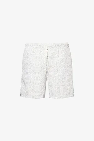 ELEVENTY Mens Floral-Print Regular-Fit Swim Shorts S