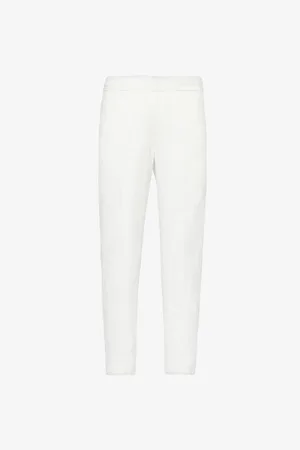Orlebar Brown Mens Cornell Tapered-Leg Elasticated-Waist Linen Trousers 28