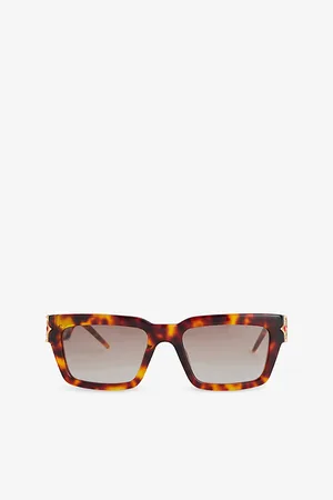 Casablanca Mens Ew-058-07W Square-Frame Acetate Sunglasses 1 Size