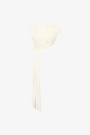 GALVAN Womens Auriga Crossover-Sash Woven Top 8