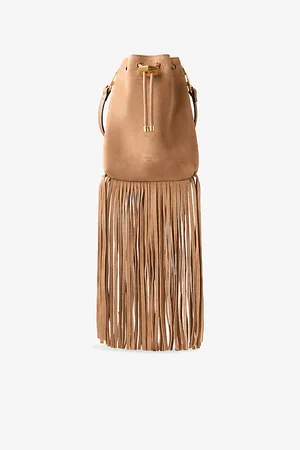 Jimmy Choo Womens Cinch Mini Suede Bucket Bag 1 Size