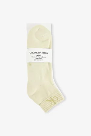 Calvin Klein Mens Monogram Quarter Two-Pack Cotton-Blend Socks 5.5-8