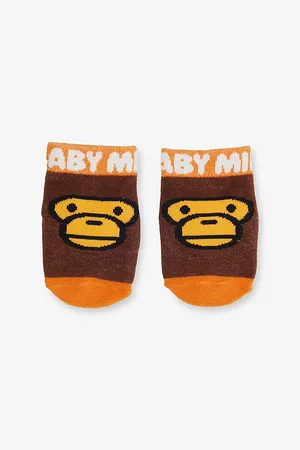 A Bathing Ape Ba Bb Milo Stretch-Woven Socks 1-3 Years S