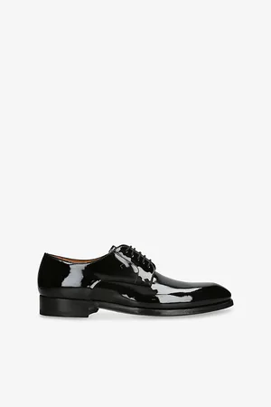 Magnanni Mens Madis Patent-Leather Derby Shoes Eur 40.5 / 6.5 Uk Men