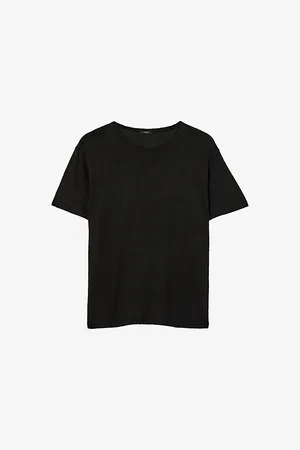 Joseph Womens Short-Sleeve Linen Jersey T-Shirt L