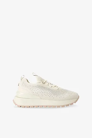 Kurt Geiger Womens Louisa Knitted Gem Low-Top Trainers Eur 36 / 3 Uk Women