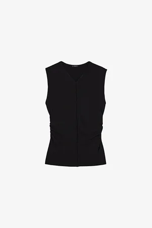 Joseph Womens Pajol Crepe Jersey Top L