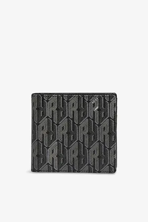 Reiss Mens Fletcher Coated-Canvas Card Holder 1 Size
