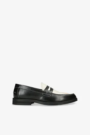Duke & Dexter Mens Wilde Pin Up Leather Penny Loafers Eur 41 / 7 Uk Men