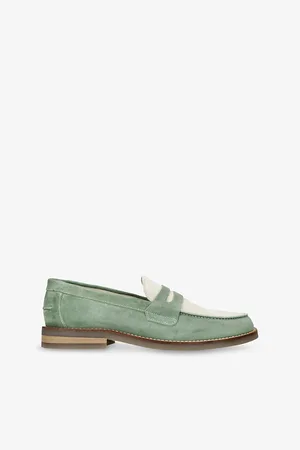 Duke & Dexter Mens Wilde Suede Penny Loafers Eur 41 / 7 Uk Men