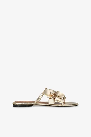 ZIMMERMANN Womens Orchid Leather Sandals Eur 36 / 3 Uk Women