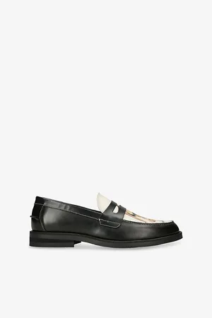Duke & Dexter Mens Wilde Pin Up II Leather Penny Loafers Eur 41 / 7 Uk Men