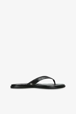 Sam Edelman Womens Remi Faux-Leather Flat Sandals Eur 36 / 3 Uk Women