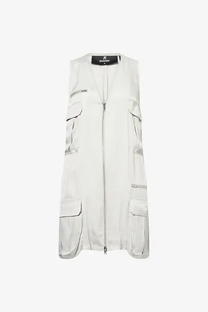 Represent Womens Adrenaline V-Neck Woven Mini Dress 6
