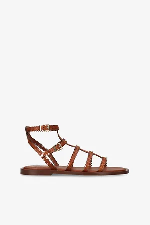 ZIMMERMANN Womens Goldie Flat Leather Sandals Eur 36 / 3 Uk Women