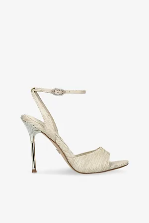 Sam Edelman Womens Lilian Satin Heeled Sandals Eur 36 / 3 Uk Women