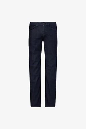 7 for all Mankind Mens Slimmy Tapered-Leg Stretch-Denim Blend Jeans 30