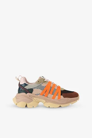 Kurt Geiger Womens Laya Mesh and Woven Low-Top Trainers Eur 36 / 3 Uk Women
