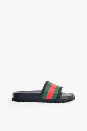 Gucci Mens Pursuit Treck Rubber Sliders Eur 39 / 5 Uk Men