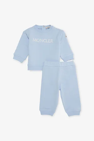 Moncler Brand-Embroidery Straight-Leg Stretch-Cotton Tracksuit 1-18 Months 1-3 Months