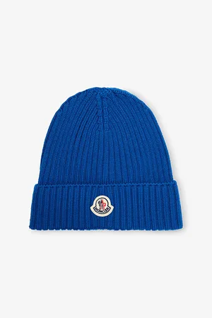 Moncler Brand-Patch Ribbed Wool Beanie 4-10 Years S