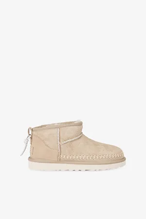 UGG Womens Classic Ultra Mini Biarritz Suede Boots Eur 36 / 3 Uk Women
