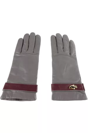 Roberto Cavalli Lamb Leather Gloves - 7|S