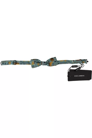 Dolce & Gabbana Mint Jazz Club Adjustable Neck Papillon Bow Tie