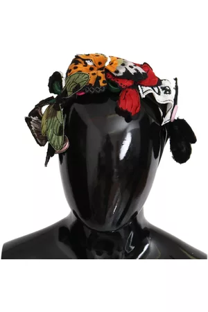 Dolce & Gabbana Women Headbands - Floral Butterfly Sequin Diadem Tiara Headband