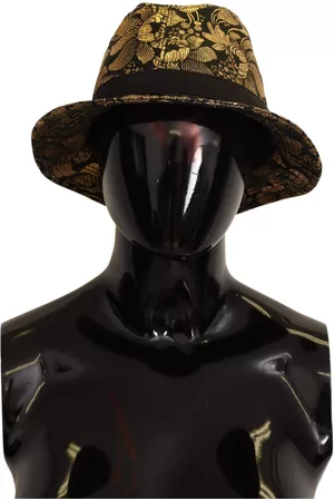 Dolce & Gabbana Jacquard Gold Tone Lurex Bucket Hat - 56 cm|XS