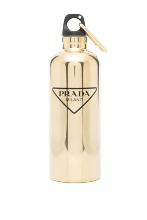 Prada Logo-print stainless-steel water bottle - UNI