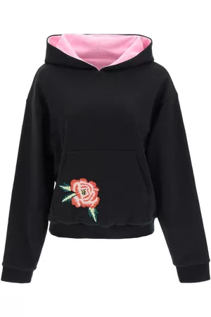 Kenzo Reversible embroidered hoodie - BLACK Small