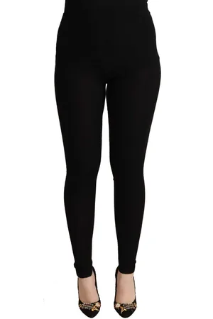 Dolce & Gabbana Cashmere Stretch Waist Tights Pants - IT36|XXS